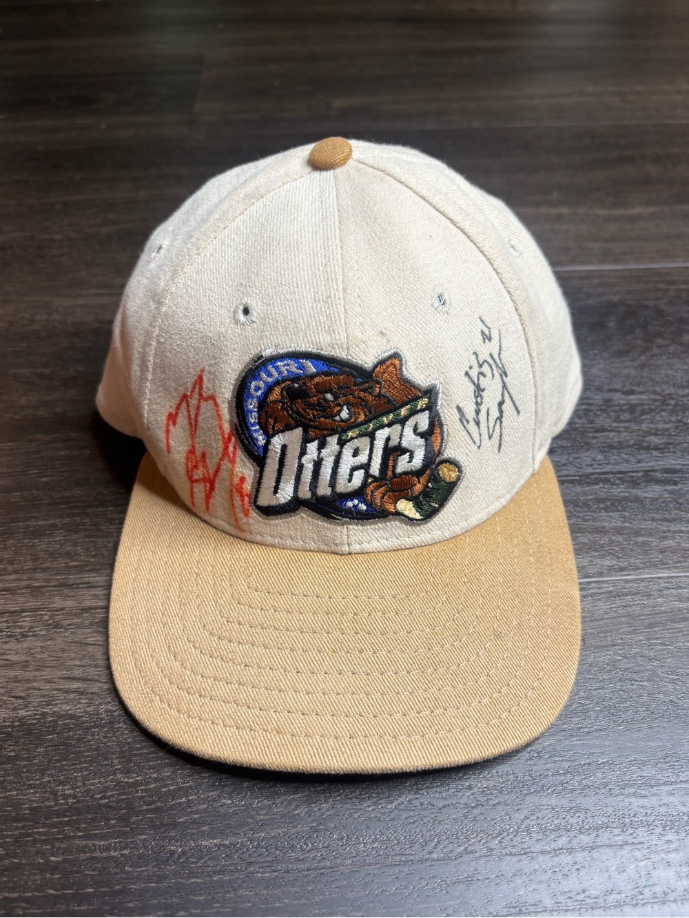 Vintage UHL Hockey Missouri River Otters Embroidered Hat Ball Cap